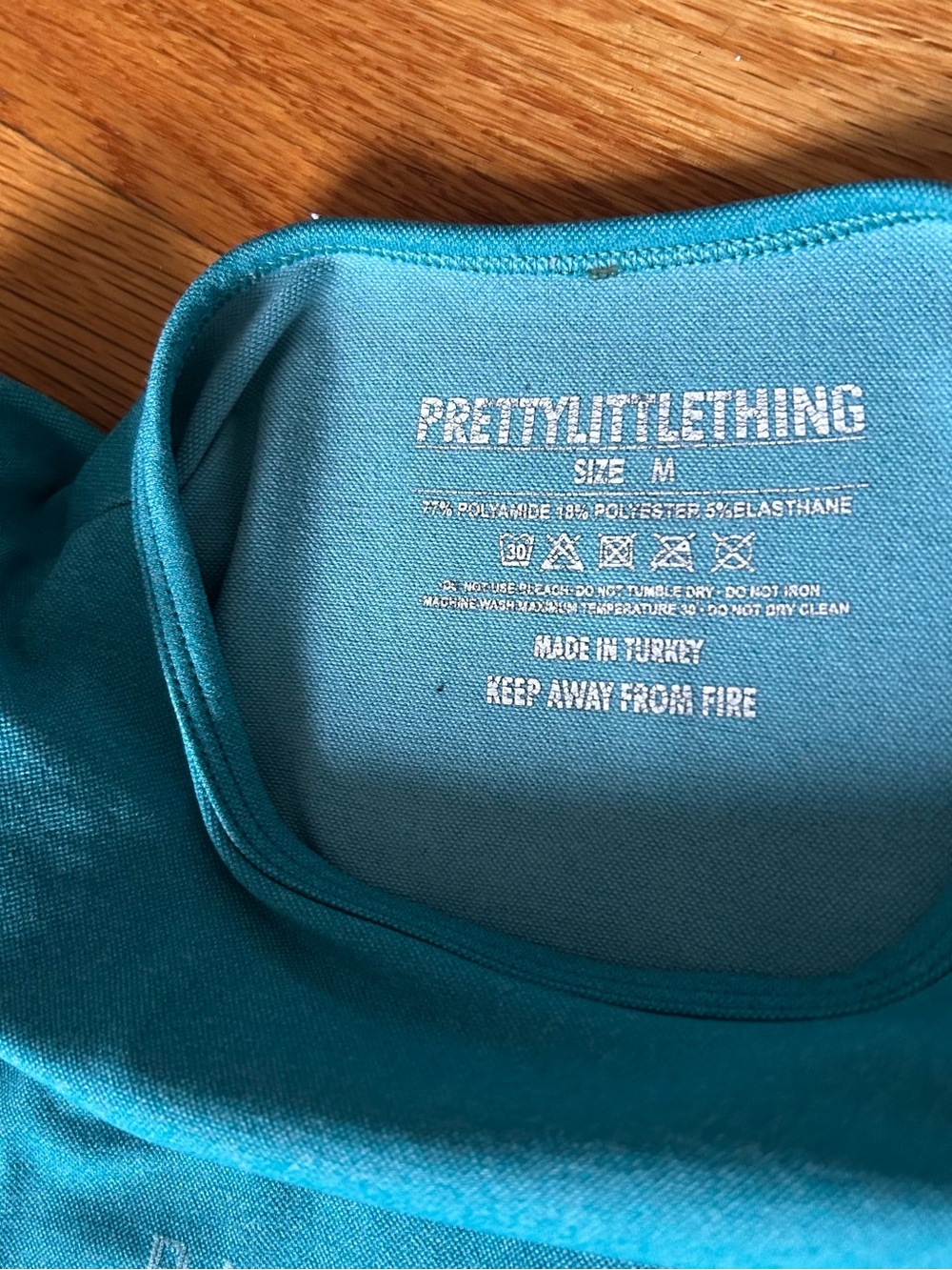 PrettyLittleThing Blue Activewear Set - Picture 5 of 6